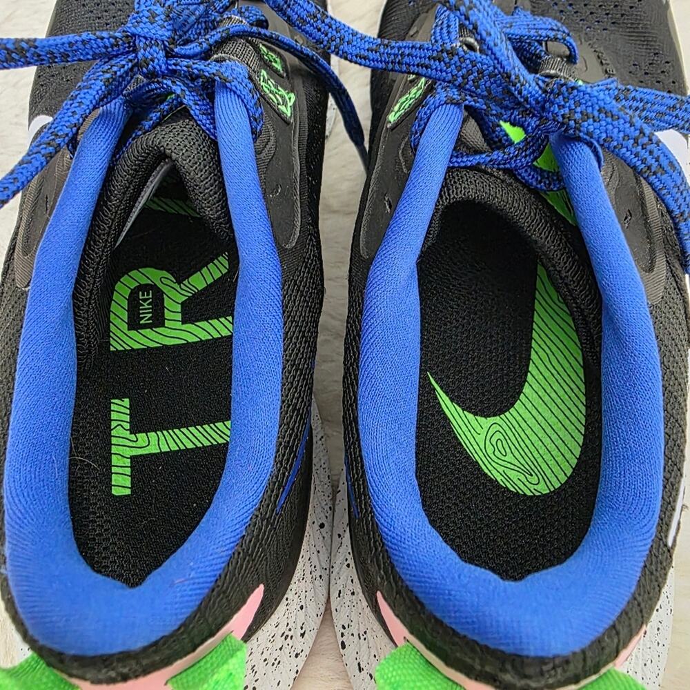 Nike Pegasus Trail 3 Women's Running Shoes Black Blue Pink React Sneakers 6 - Picture 12 of 13